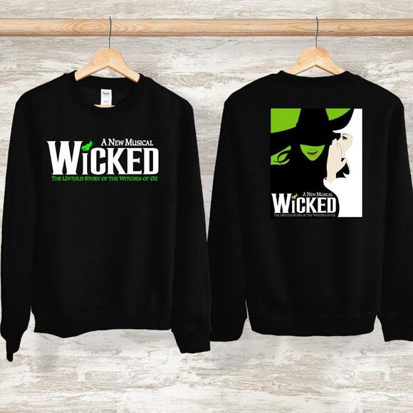 Wicked Broadway, A New Musical Sweatshirt, Wicked Large Logo Sweatshirt - Picture 3 of 4